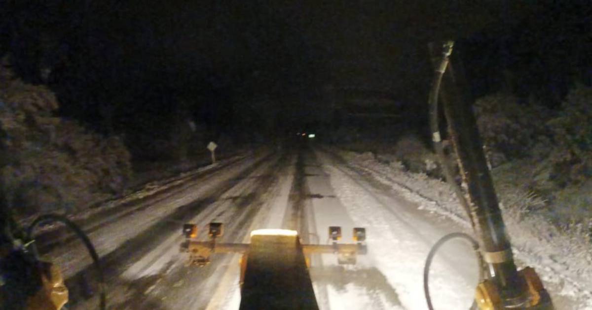 Precaución extrema en Ruta 40 entre Bariloche y El Bolsón por hielo y ...